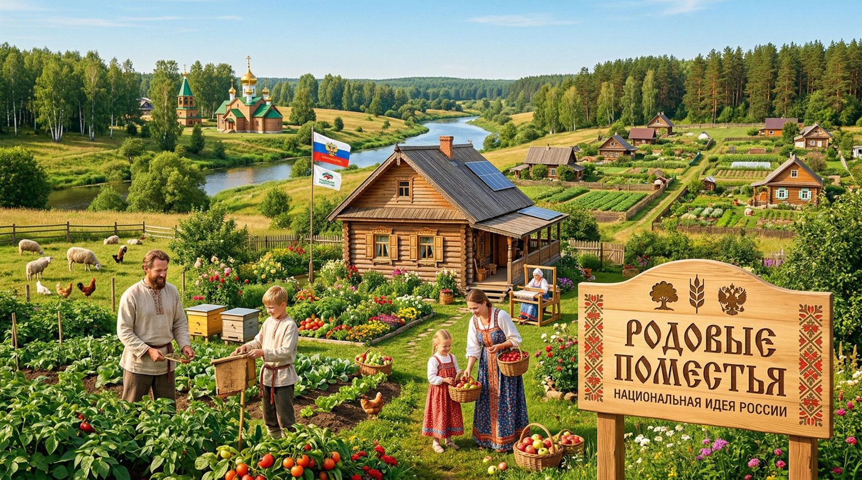 Родовое поселение Большая Медведица — общий вид